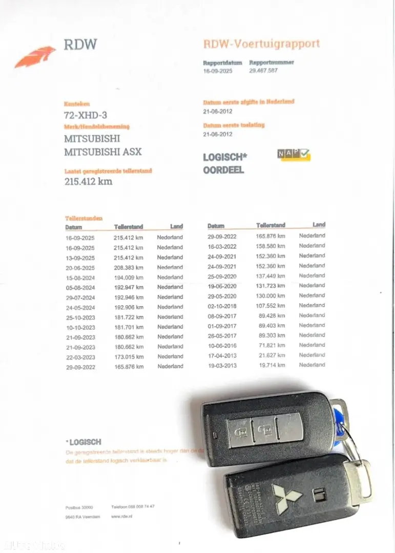 Mitsubishi ASX 1.6 2WD Intense