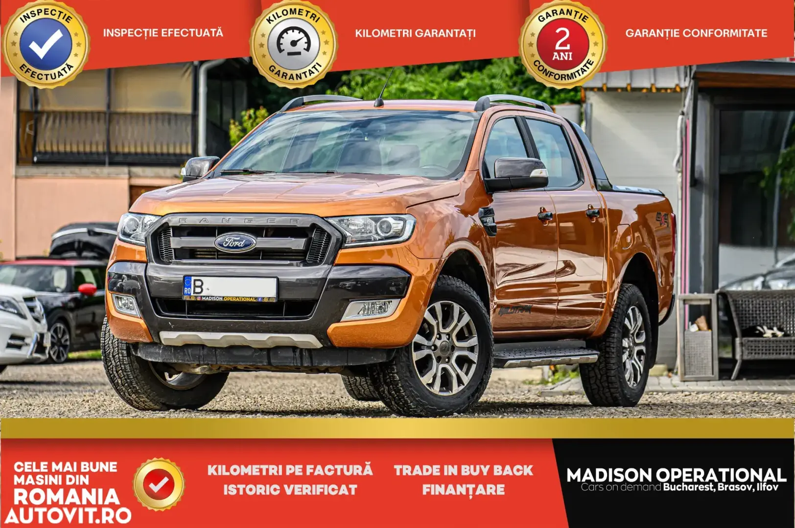 Ford Ranger Pick-Up 3.2 TDCi 4x4 Cabina Dubla WILDTRACK Aut.