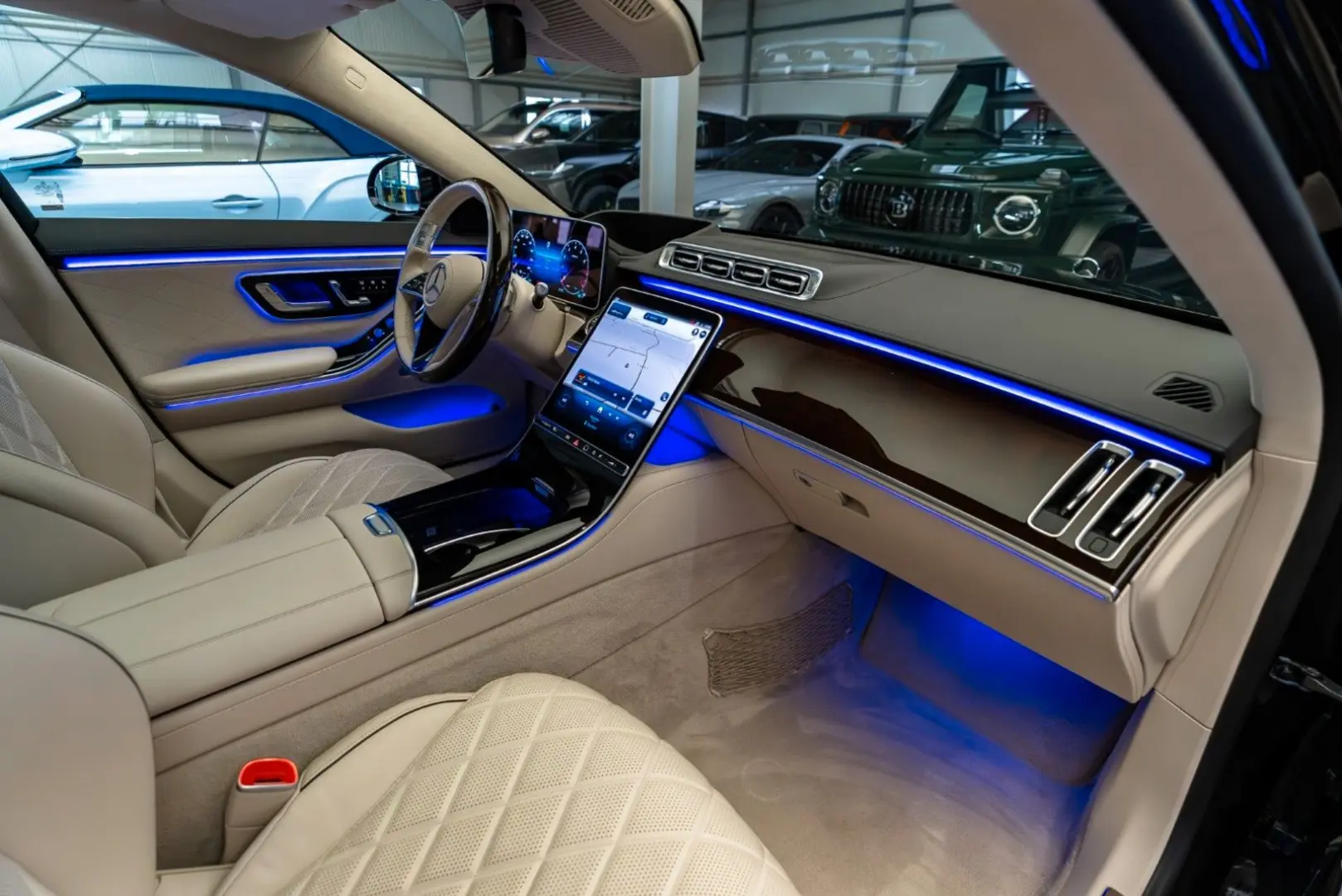 S 580 4M L AMG Line   MY2025   TV  Rear Steering