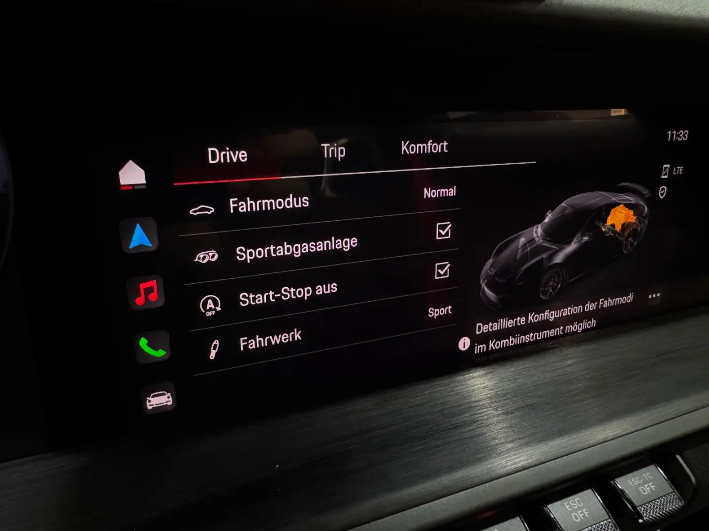 992 GT3 Clubsport Carbon Schalensitze LIFT BOSE