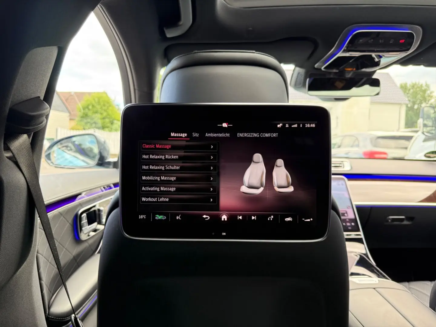 S 350d 4Matic 22 Brabus Fond-TV Burm.4D Massage