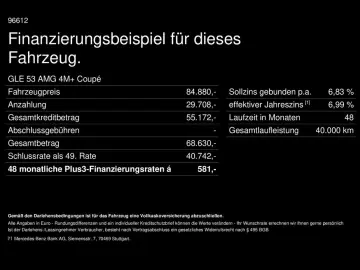 GLE 53 AMG 4M  Coupé Perf.-Abgasanlage Pano AHK