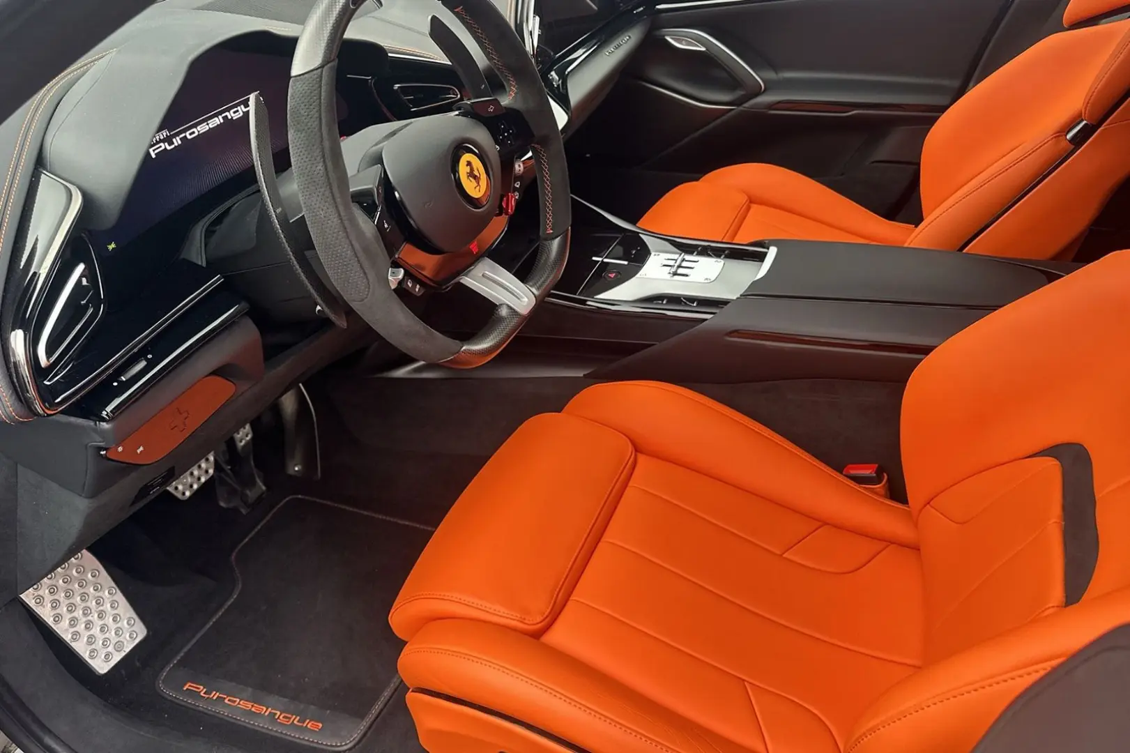 Purosangue Painted shields JBL LED Leder Orange