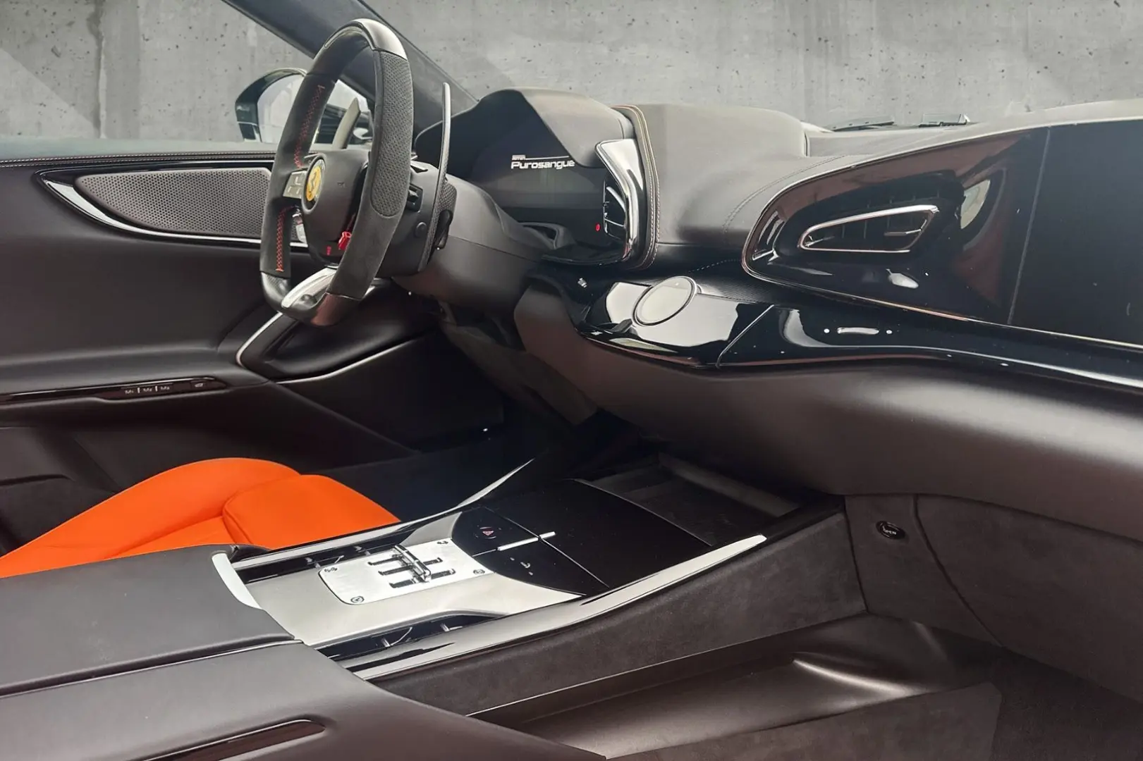 Purosangue Painted shields JBL LED Leder Orange