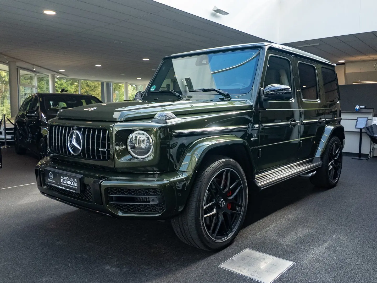AMG G 63 oliv Holzboden Kirsche Sthzg Sitzkl AHK