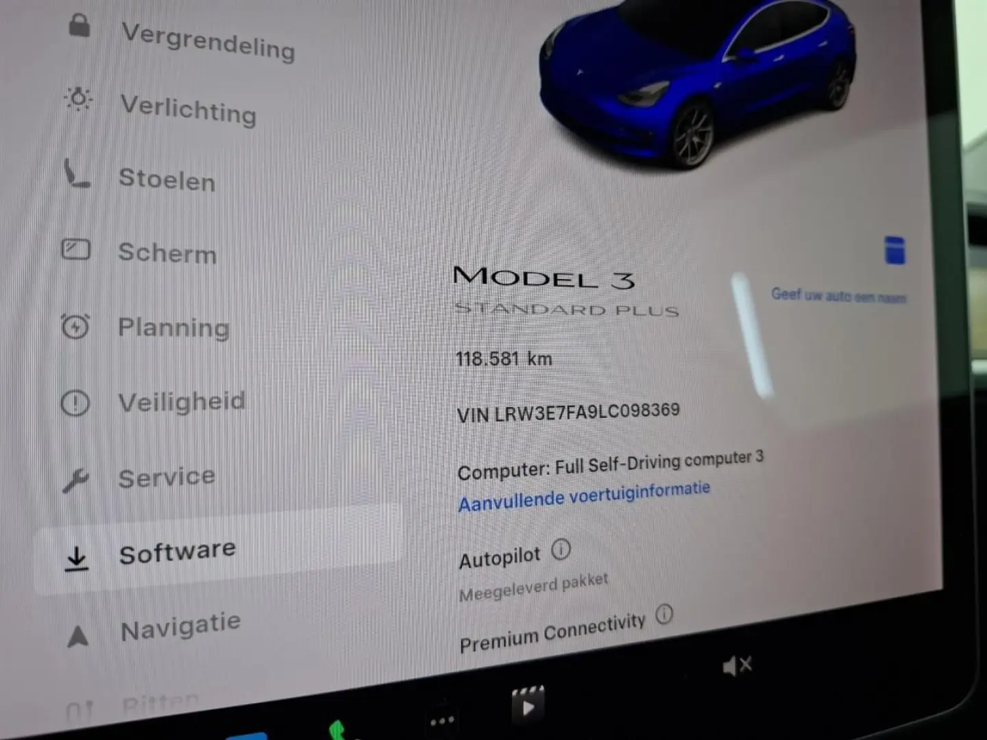 Model 3 Standard RWD Plus 93% SoH [ LFP ACCU AUT