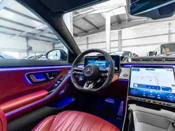 S 63 AMG e 4M Perf   Red Interior   Carbon