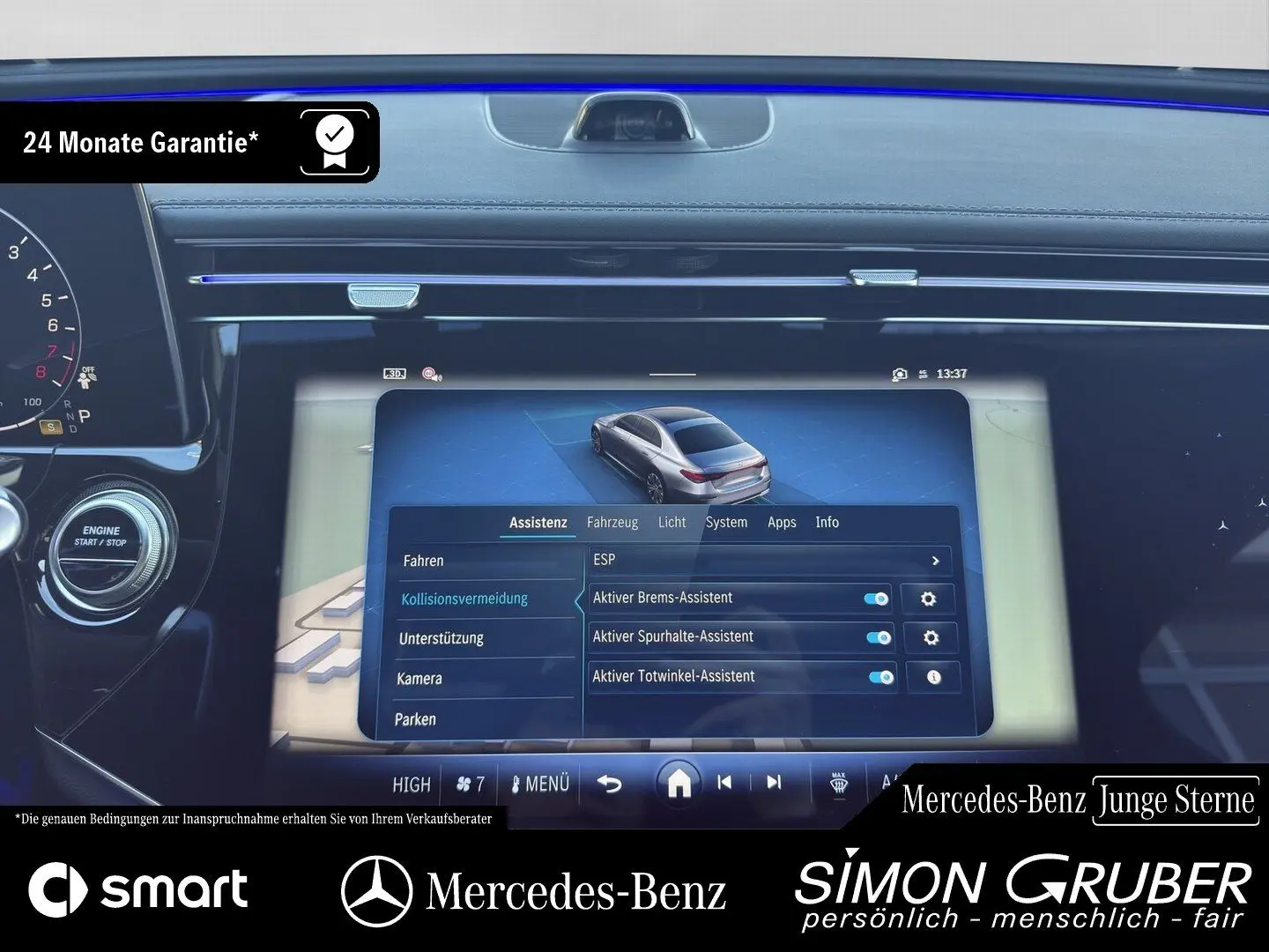 E 400 e 4M AMG Pano Superscreen Airmatic Burm