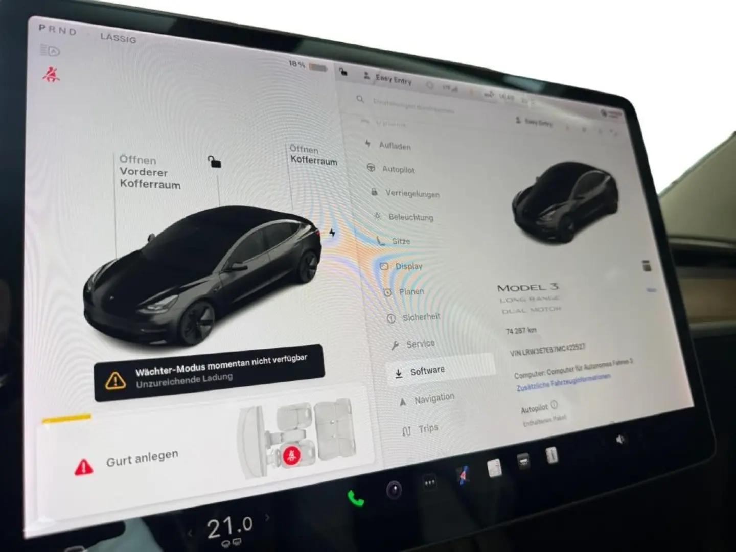 Model 3 Long Range Dual AWD   MwSt ausweisbar