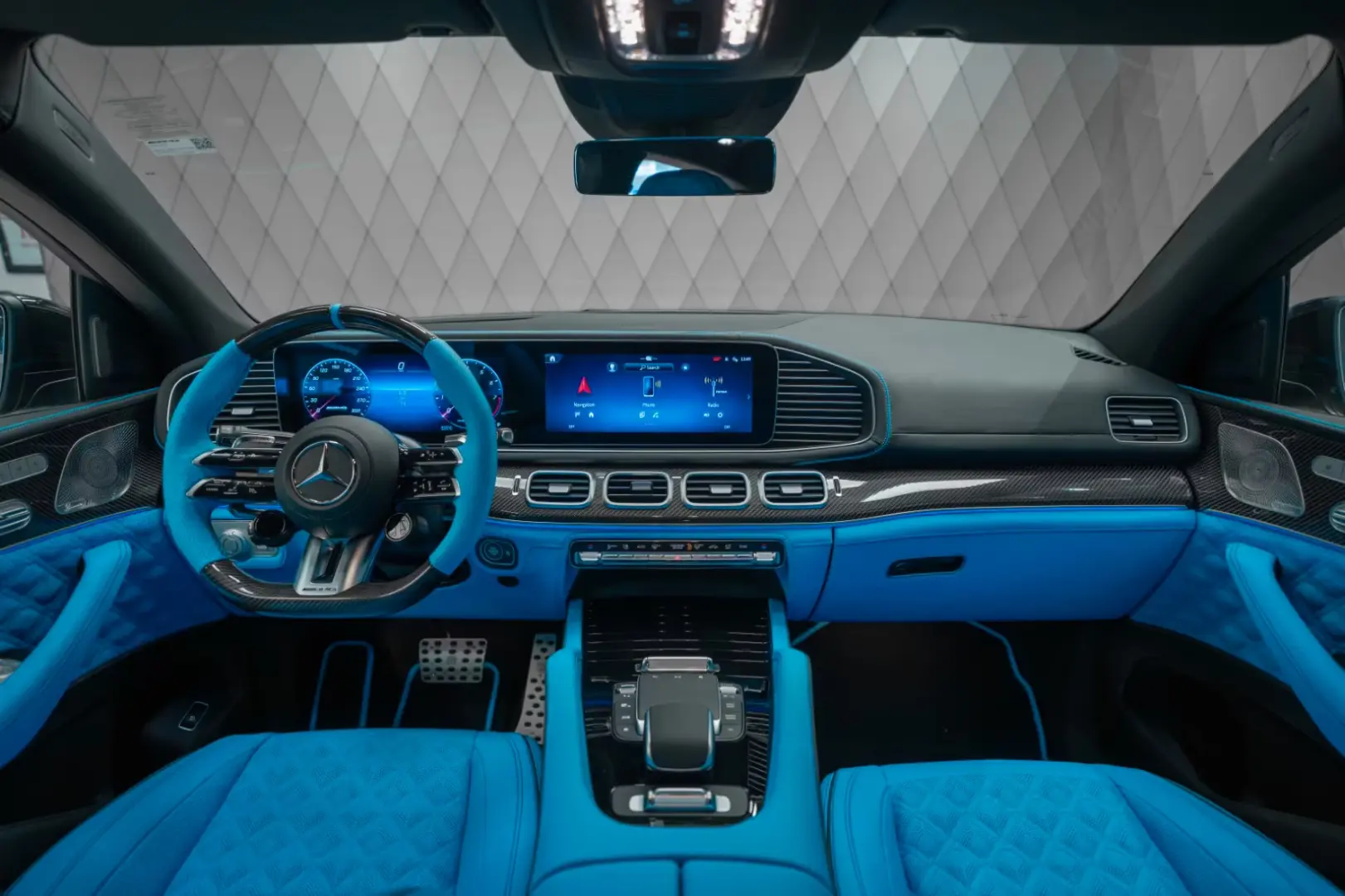 Mercedes-Benz GLE 63 AMG COUPE BRABUS 800 GREY   BLUE