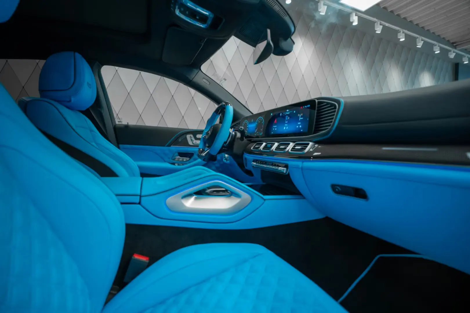 Mercedes-Benz GLE 63 AMG COUPE BRABUS 800 GREY   BLUE