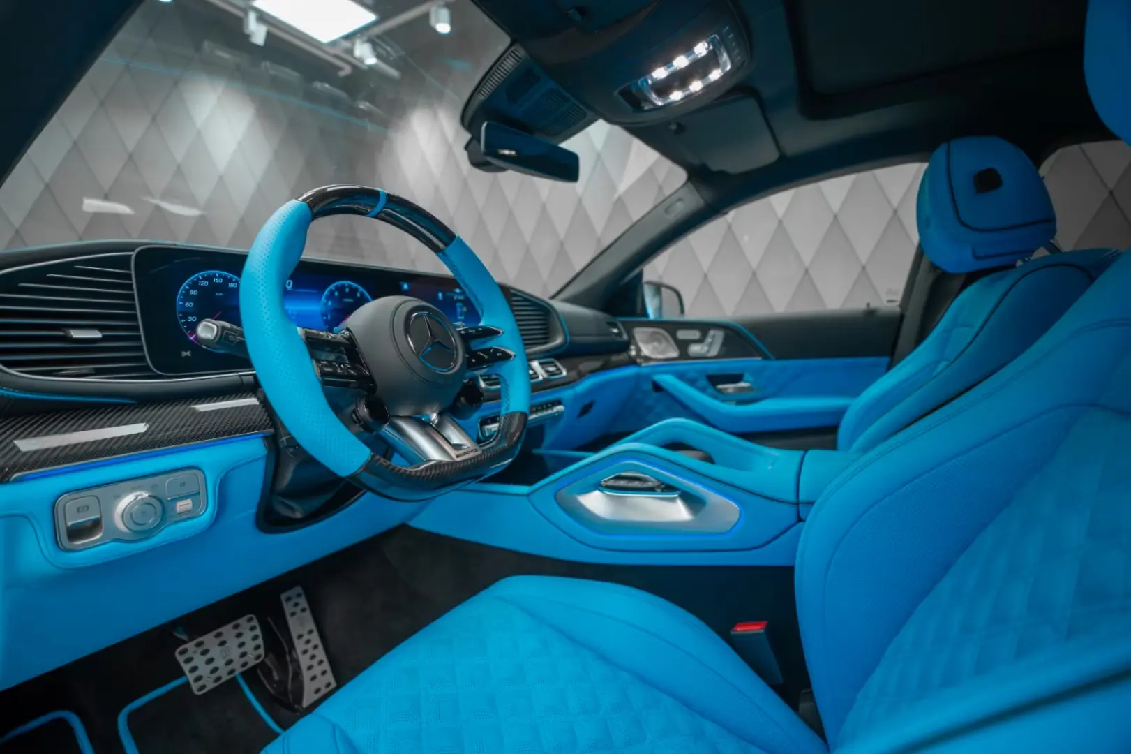 Mercedes-Benz GLE 63 AMG COUPE BRABUS 800 GREY   BLUE