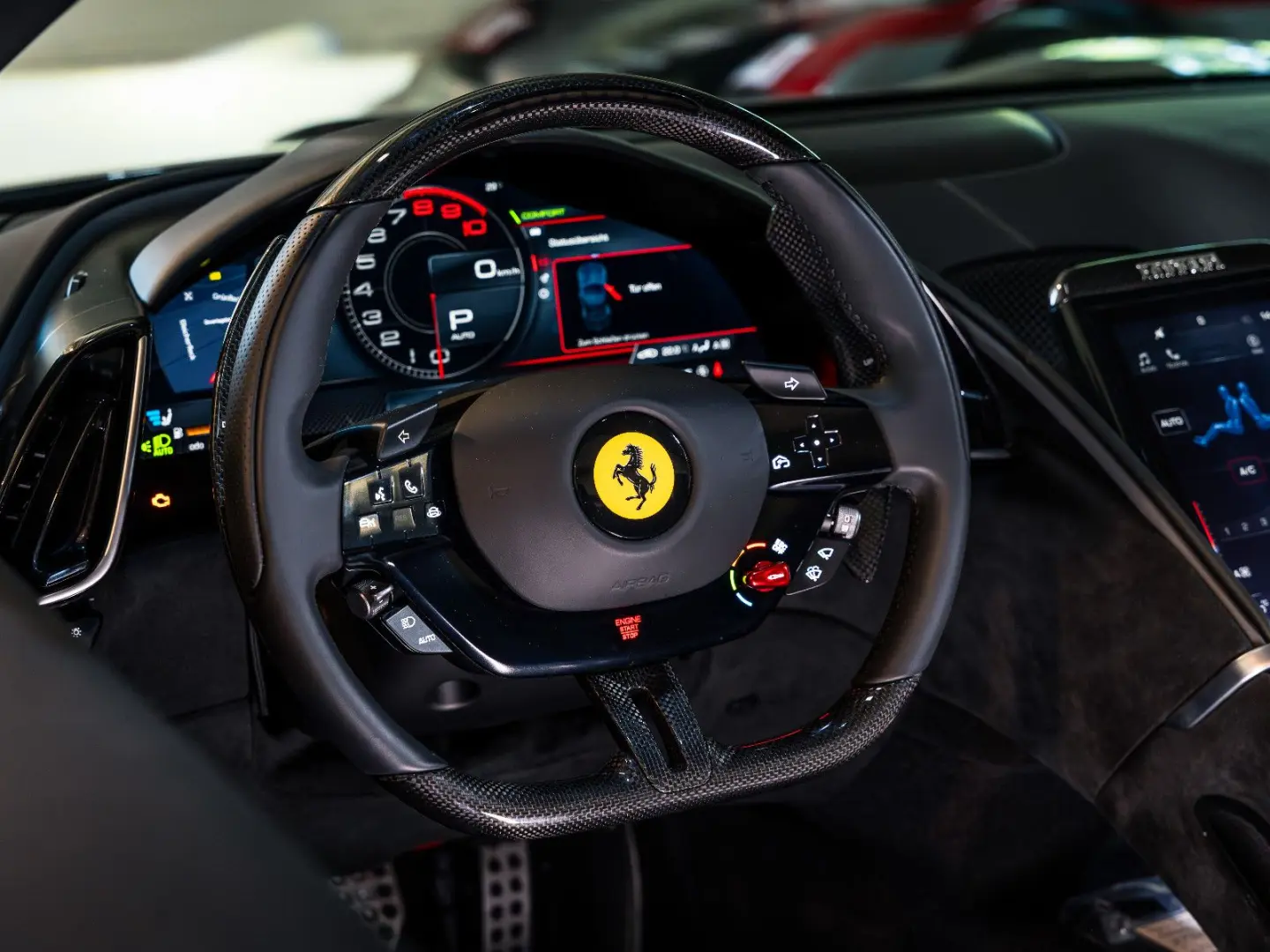 Ferrari Roma Spider 360  CARBON BEIFAHRERDISPLAY