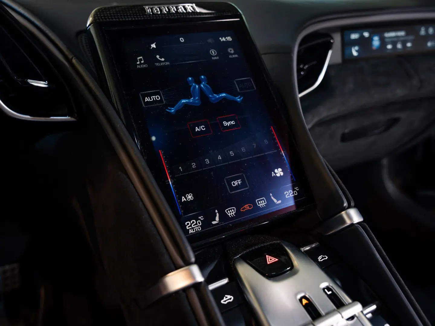 Ferrari Roma Spider 360  CARBON BEIFAHRERDISPLAY