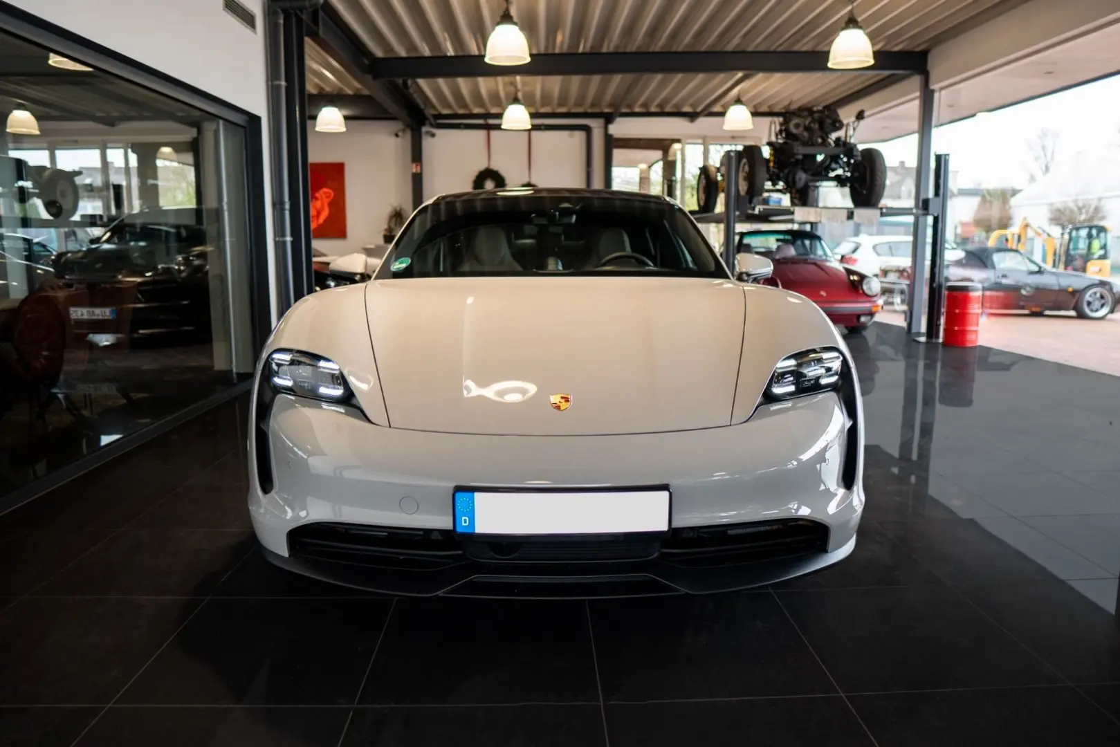 Taycan Beifahrer Display Sport Chrono Pano