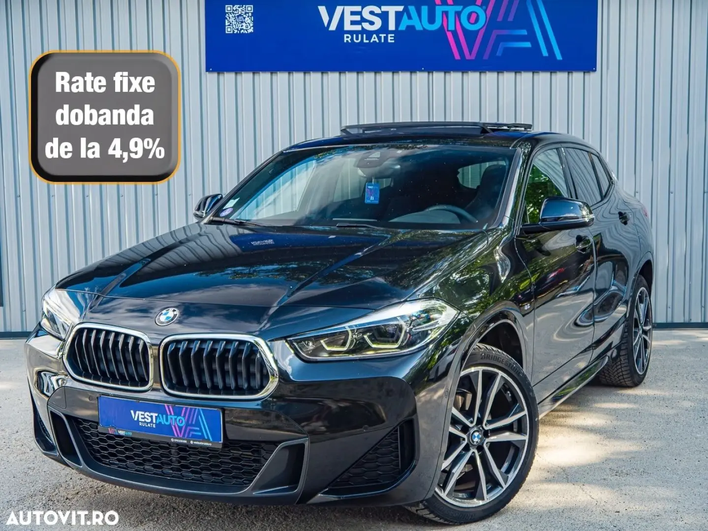 BMW X2 M-Sport Panoramic Alcantara Incalzire-Finantare Rapid