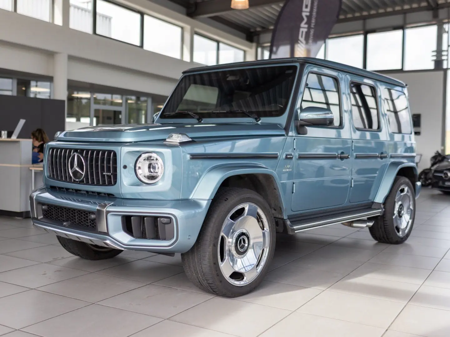 AMG G 63 SONDERLACK AZZURRO METALLIZZATO! VOLL!