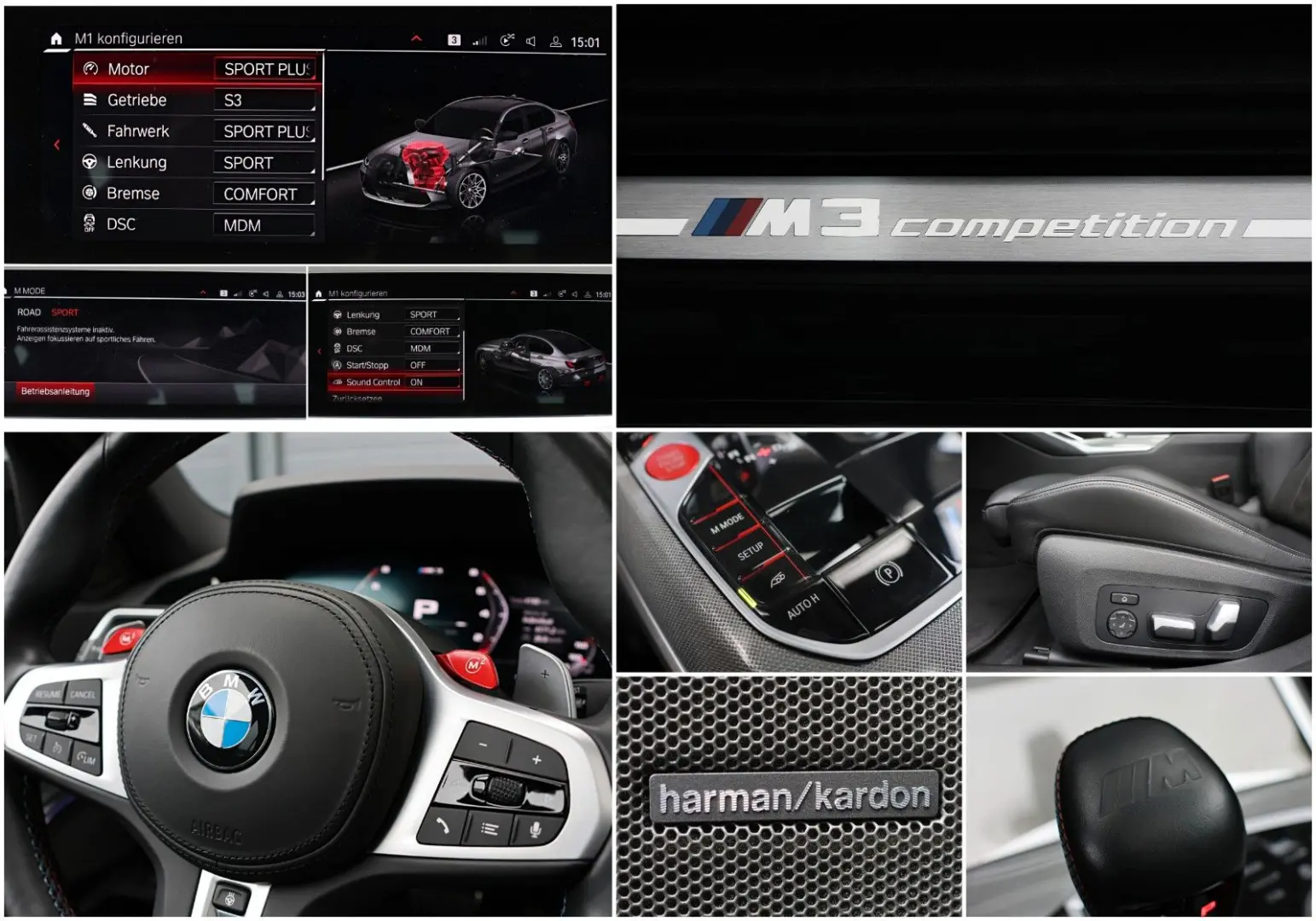 M3 Competition HUD H&K SHZ LHZ CarPlay TTW R19