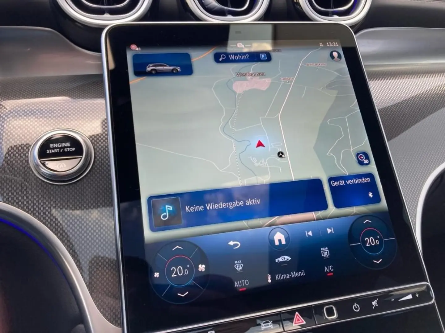 GLC 200 4M AMG 19'' LED Pano-SD Kamera Memory-P.