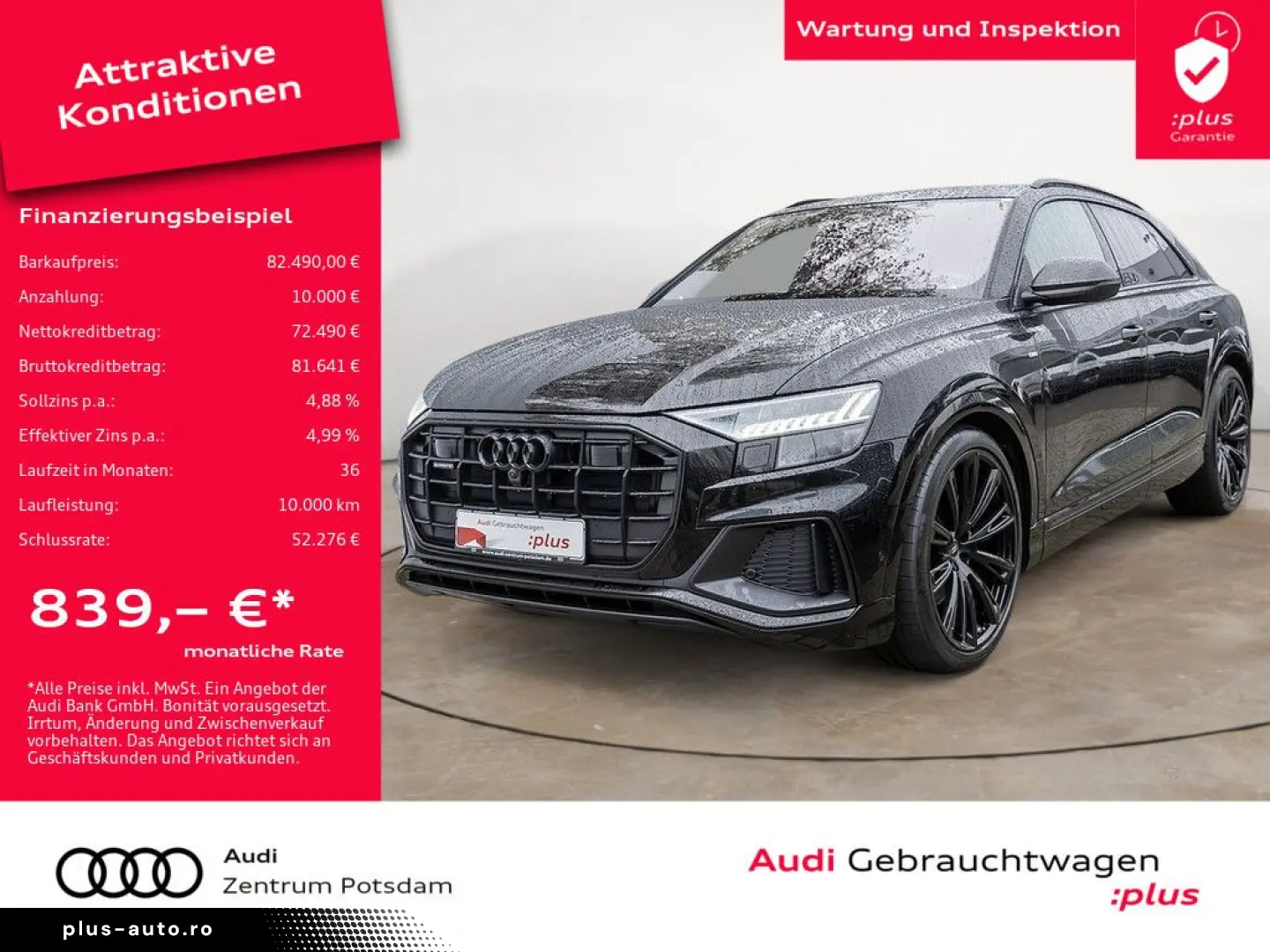 Q8 competition plus 50 TDI quattro MATRIX STANDH