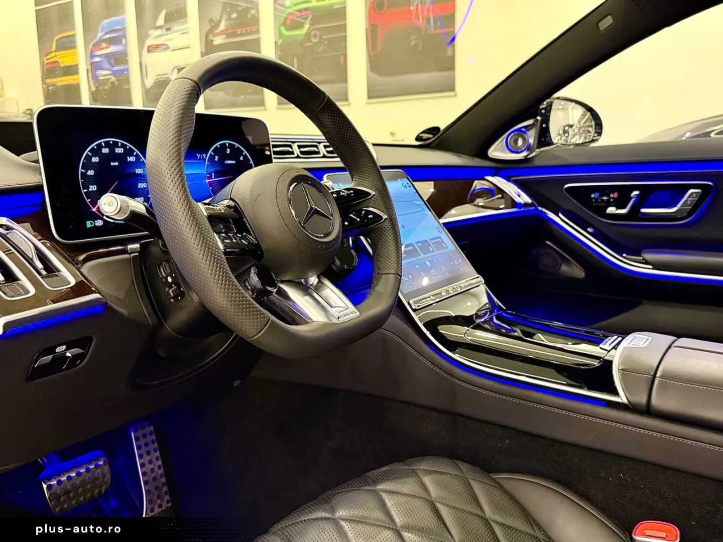 S 350d 4Matic 22 Brabus Fond-TV Burm.4D Massage