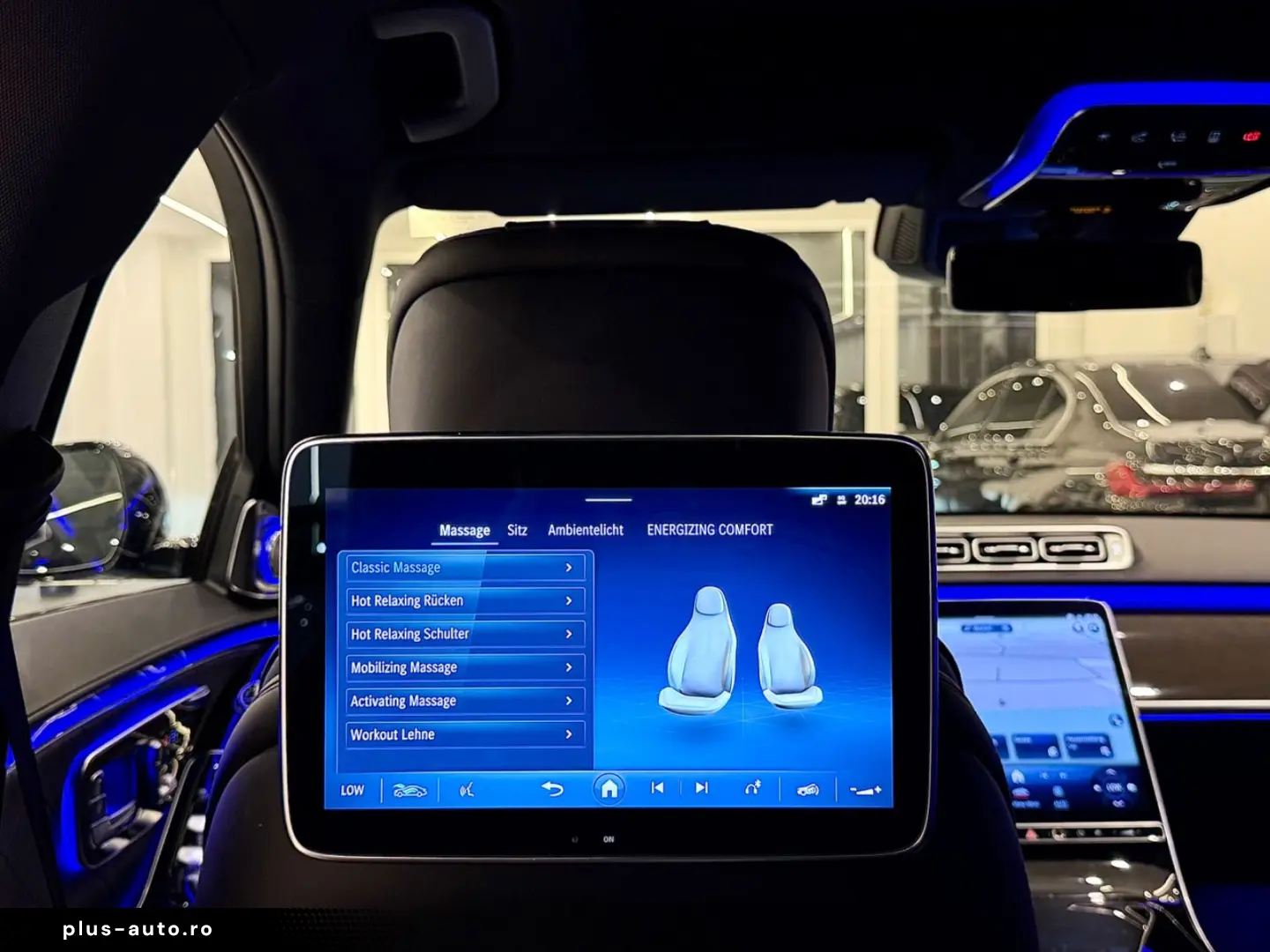 S 350d 4Matic 22 Brabus Fond-TV Burm.4D Massage