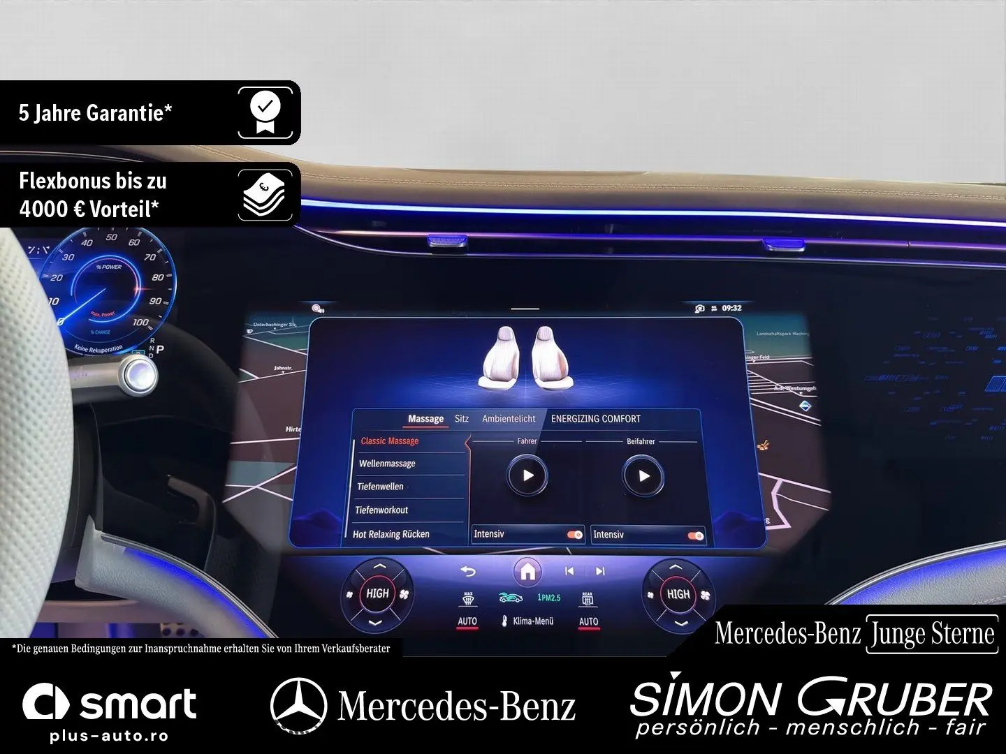 EQS 53 4M  AMG Guard360 TV HUD 4 Massage