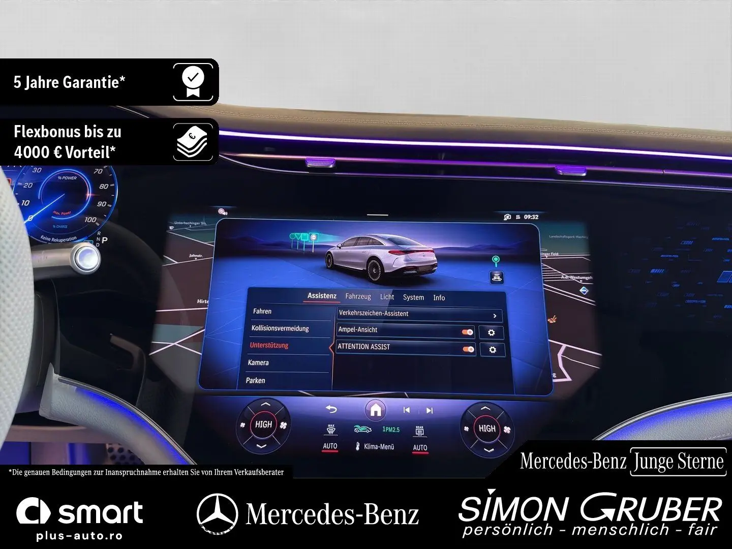 EQS 53 4M  AMG Guard360 TV HUD 4 Massage