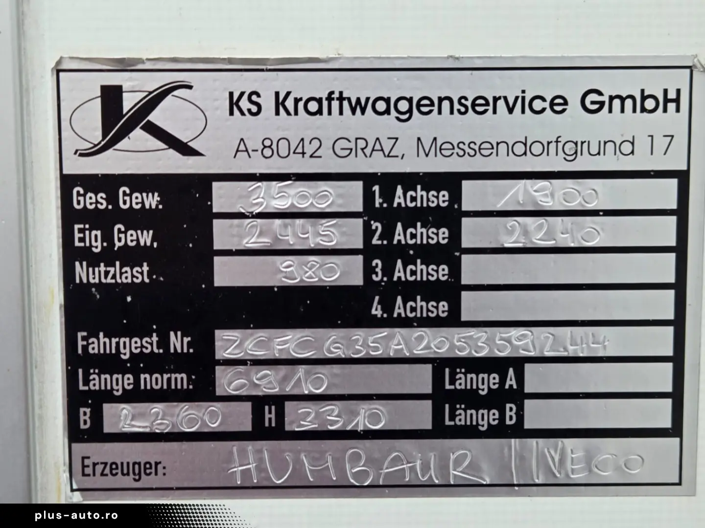 IVECO NEW DAILY CUB L=4.30M