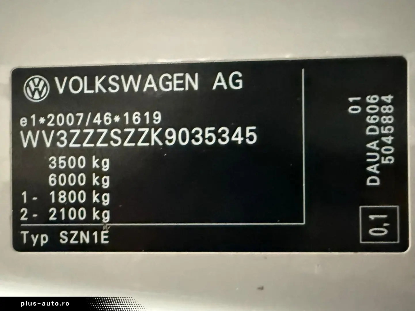 VOLKSWAGEN NEW CRAFTER DOKA 7LOCURI BENA