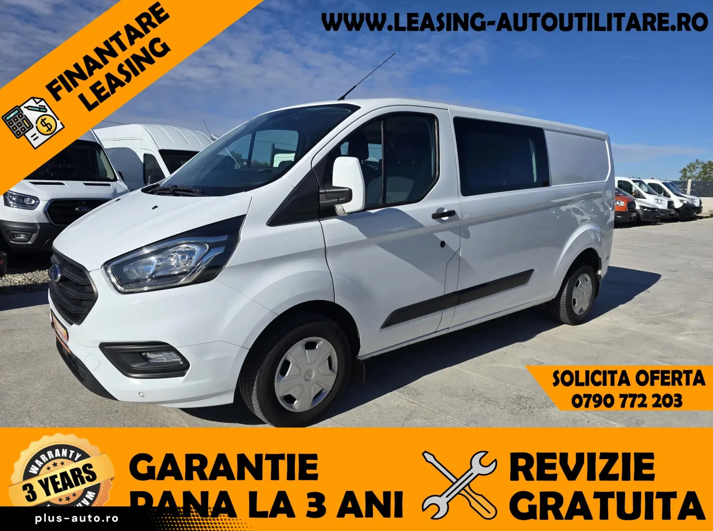 FORD TRANSIT CUSTOM 6 LOCURI DUBA L2H1