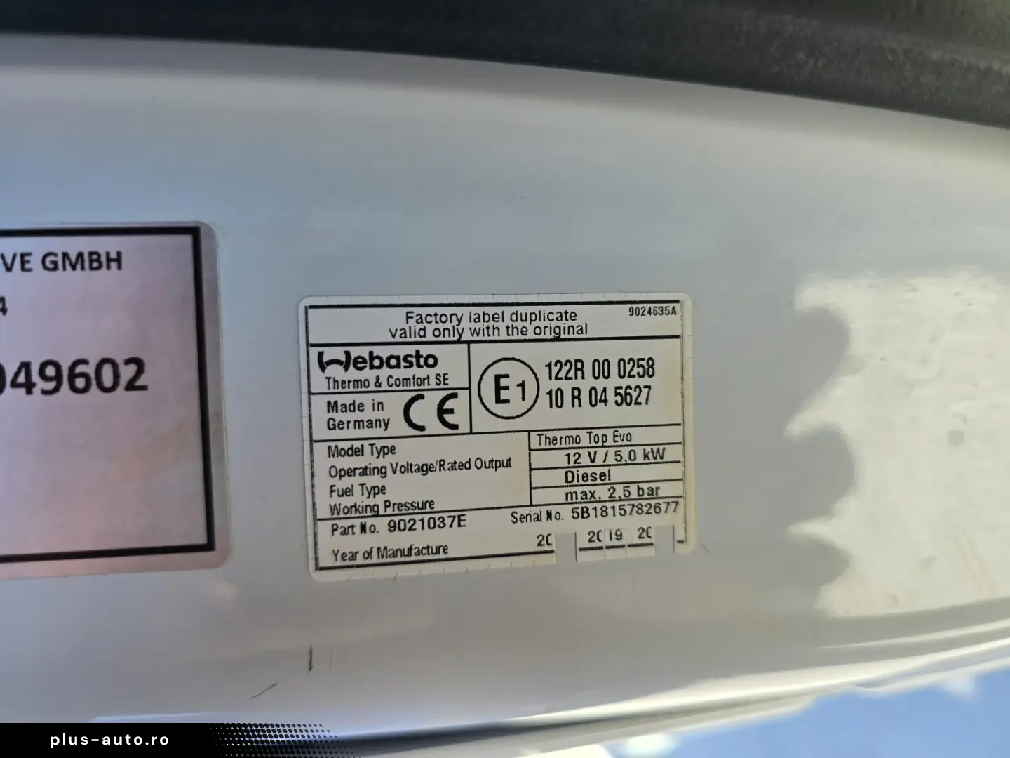 RENAULT MASTER 4X4 WEBASTO 7 LOCURI BENA