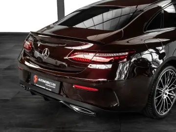 E 450 4M COUPÉ #AMG LINE #RUBELLITROT #1.HAND