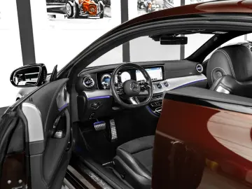 E 450 4M COUPÉ #AMG LINE #RUBELLITROT #1.HAND