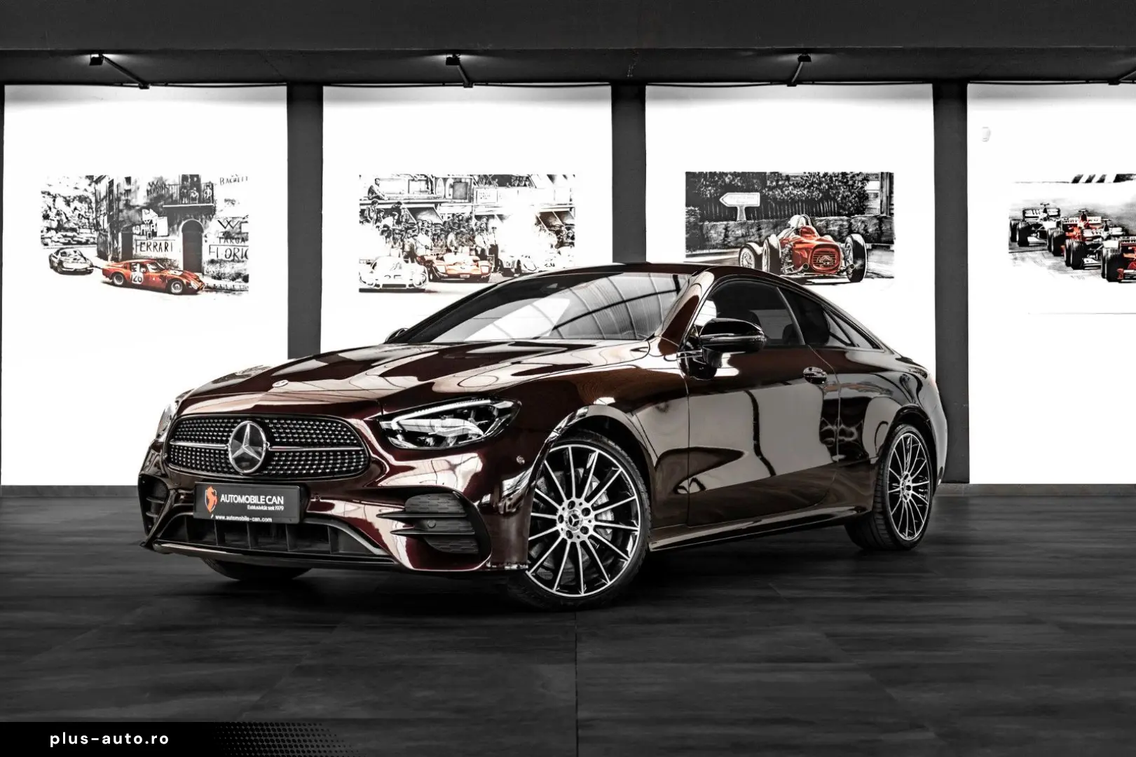 E 450 4M COUPÉ #AMG LINE #RUBELLITROT #1.HAND