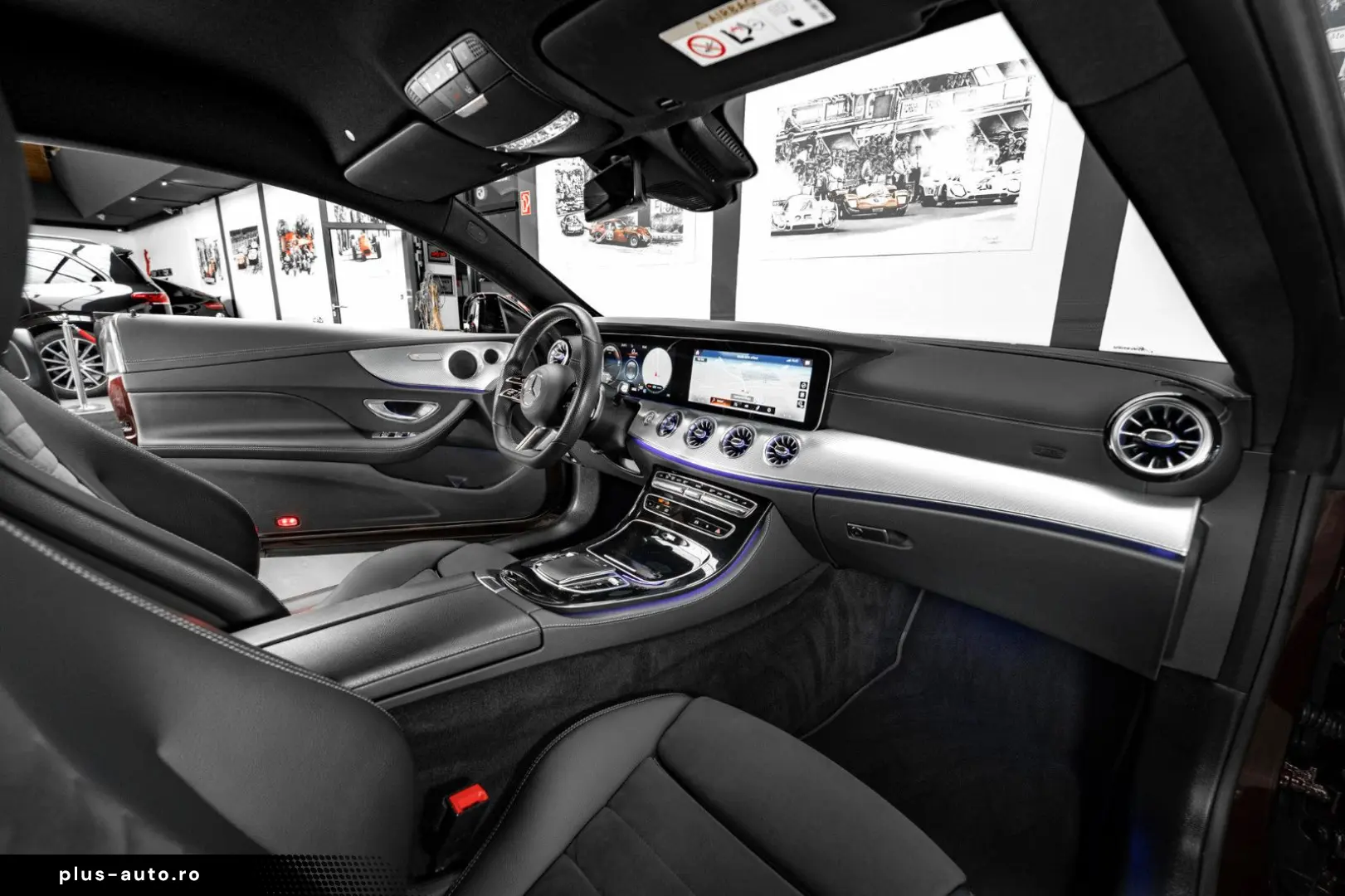 E 450 4M COUPÉ #AMG LINE #RUBELLITROT #1.HAND