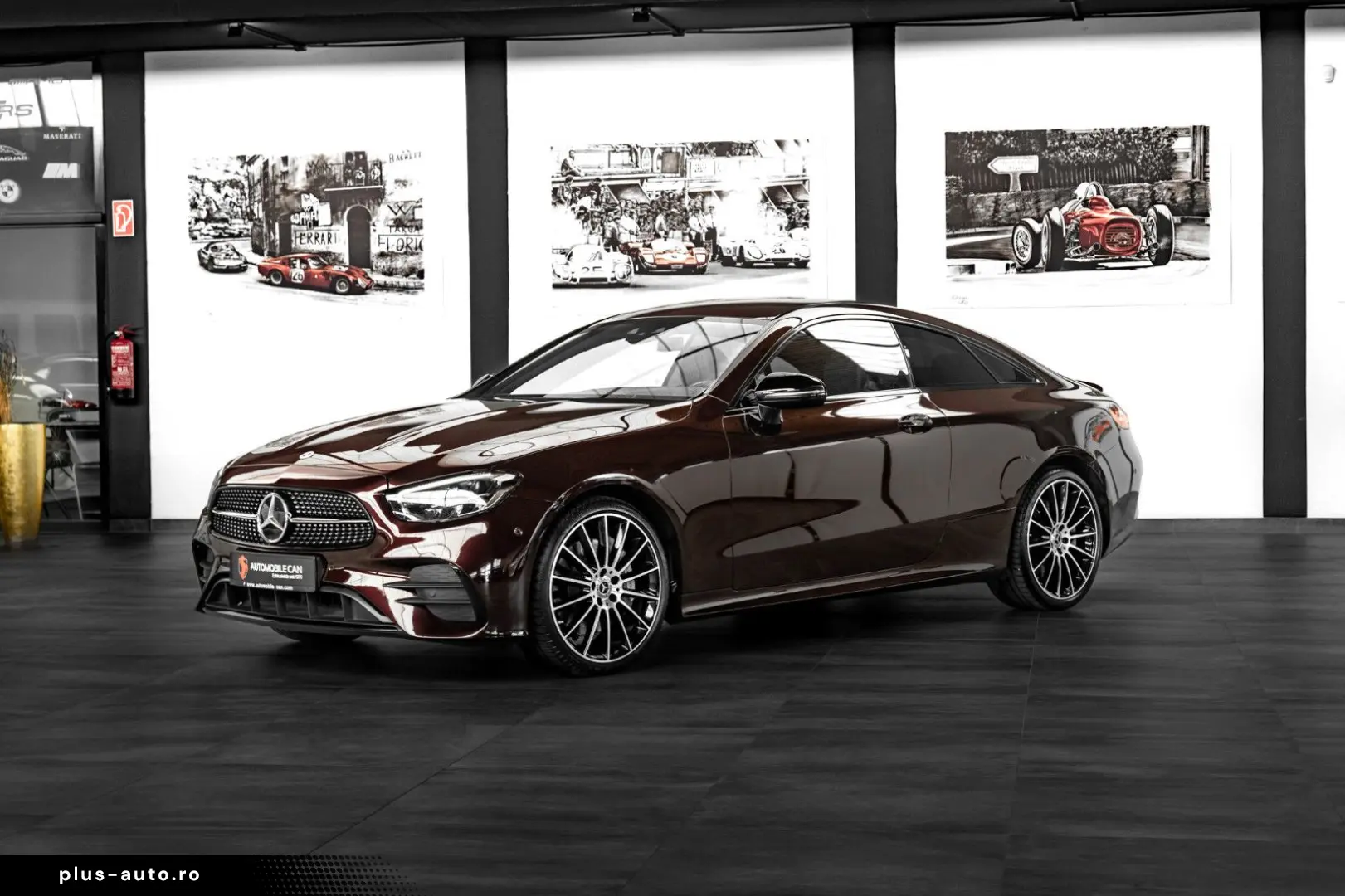 E 450 4M COUPÉ #AMG LINE #RUBELLITROT #1.HAND