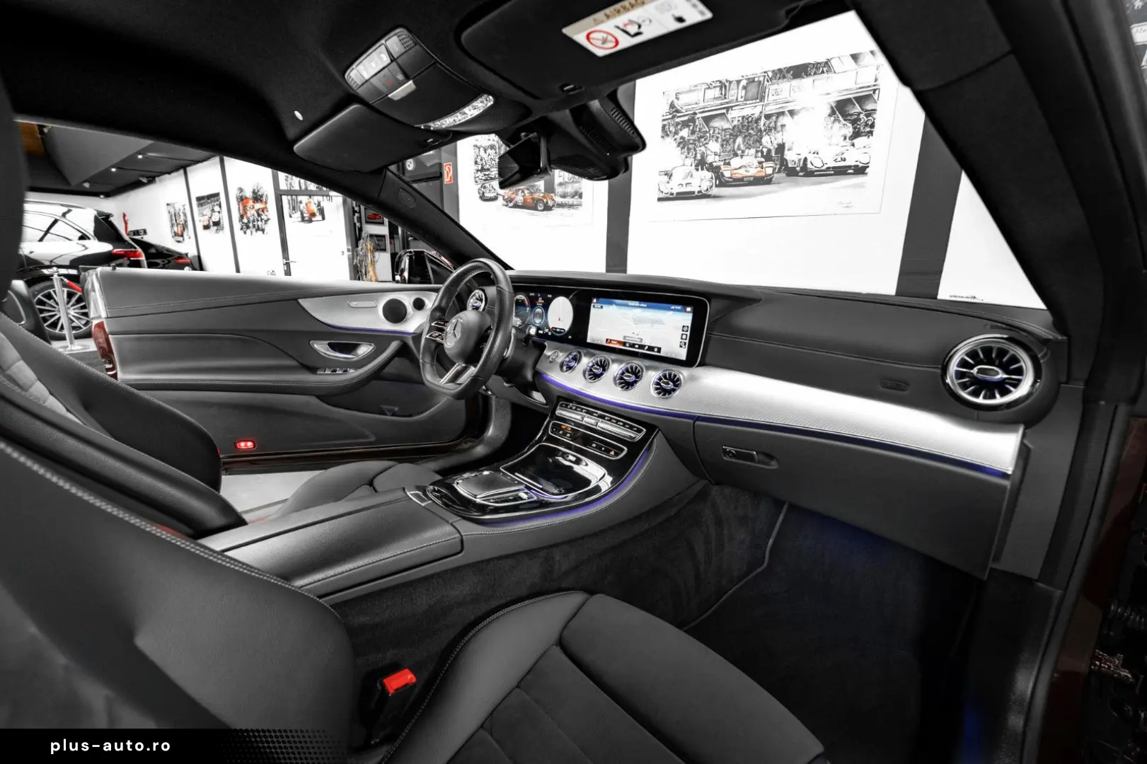 E 450 4M COUPÉ #AMG LINE #RUBELLITROT #1.HAND