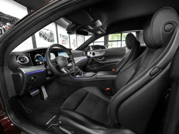 E 450 4M COUPÉ #AMG LINE #RUBELLITROT #1.HAND