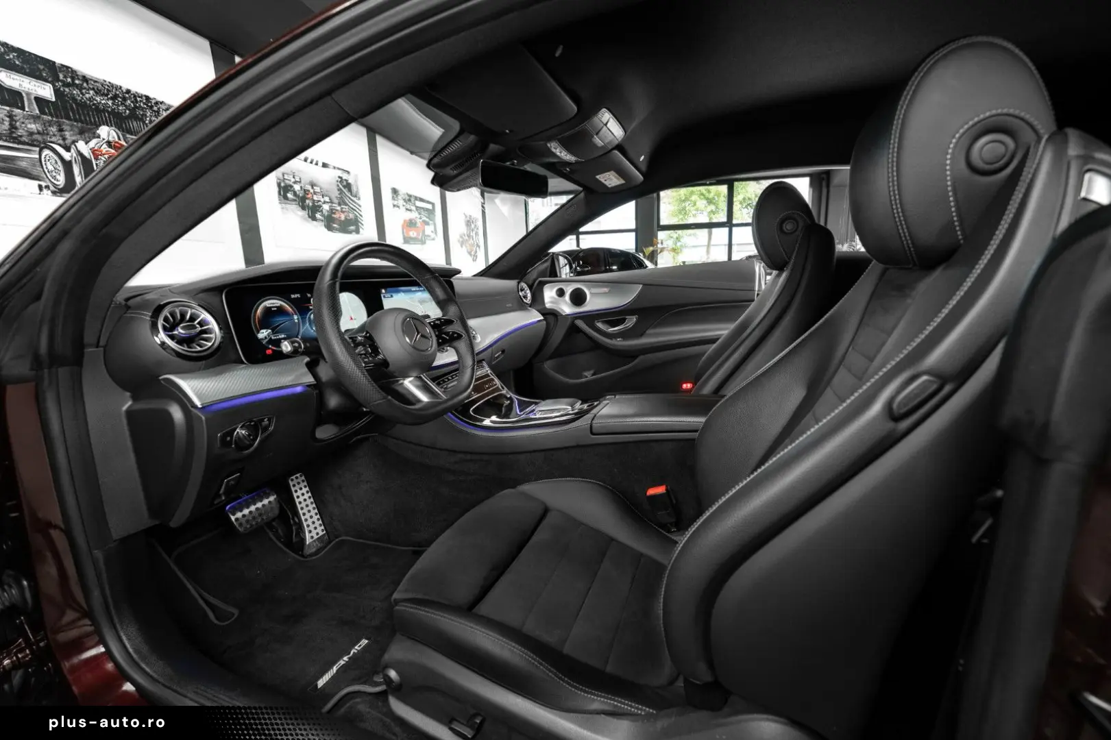 E 450 4M COUPÉ #AMG LINE #RUBELLITROT #1.HAND