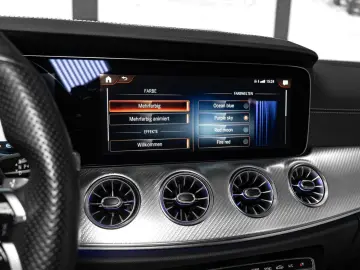 E 450 4M COUPÉ #AMG LINE #RUBELLITROT #1.HAND