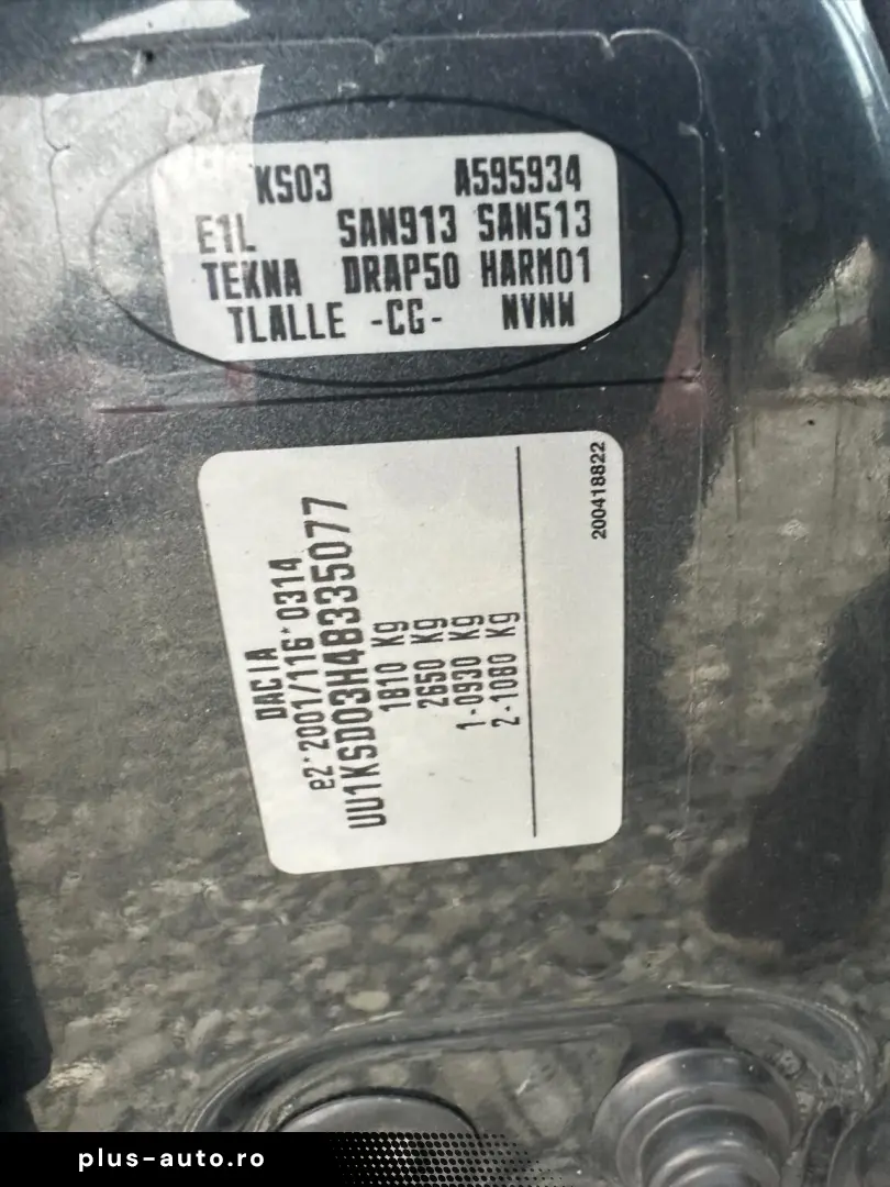 Dacia Logan Mcv 7 locuri 1.6Mpi 2013 Euro 5