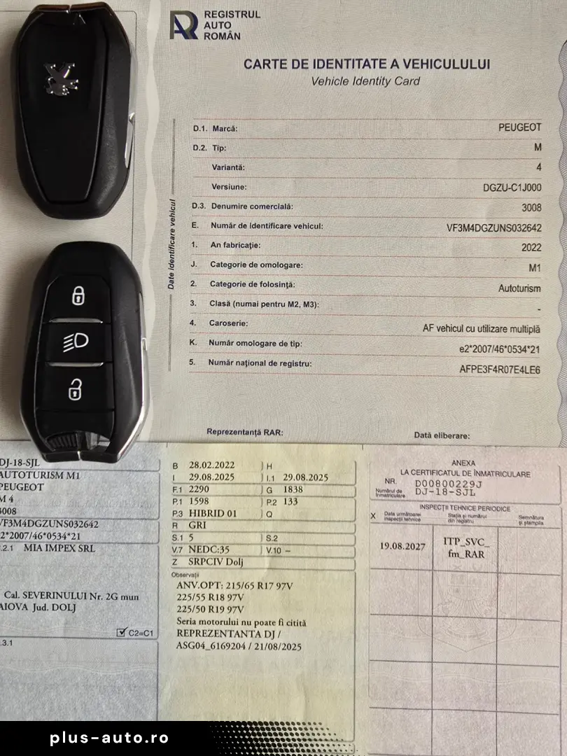 Peugeot 3008 Plug-in Hybrid 291CP