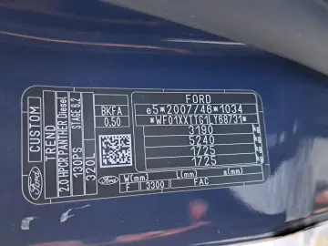 FORD CUSTOM KOMBI TREND L2H1 9 LOCURI FWD