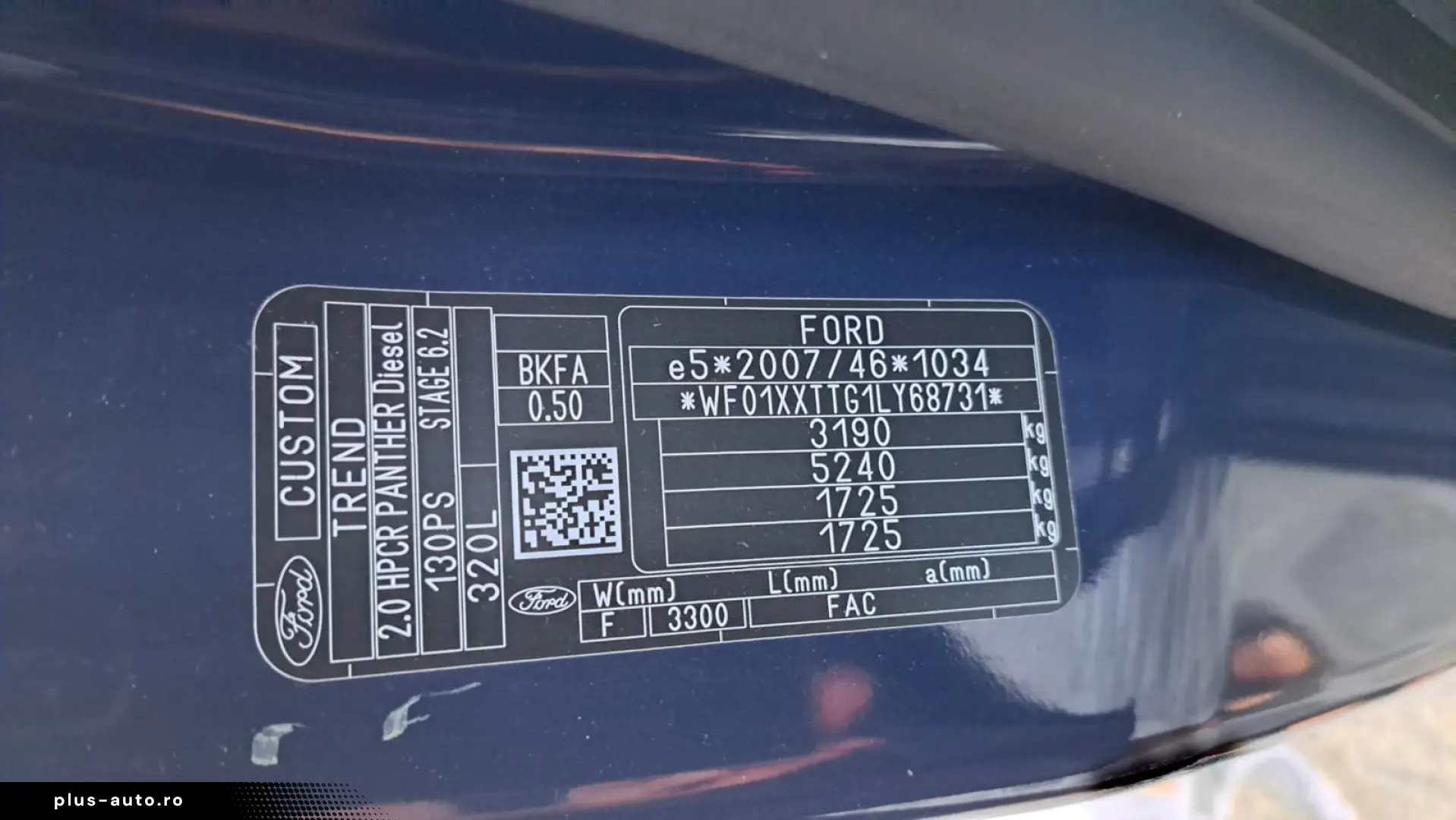 FORD CUSTOM KOMBI TREND L2H1 9 LOCURI FWD