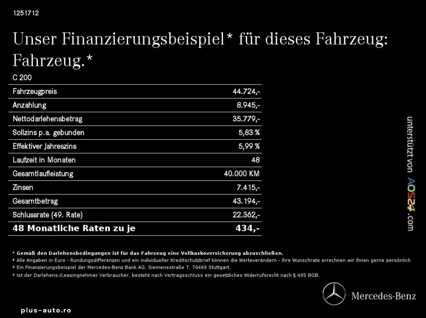C 200 AMG AdvPLus MBUX Pano LED AHK Night SOUND