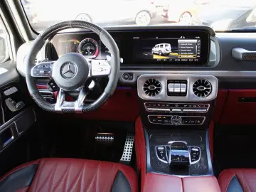 G63 AMG NiGHT VOLL  CARBON LEDER-ROT TV-FOND 22