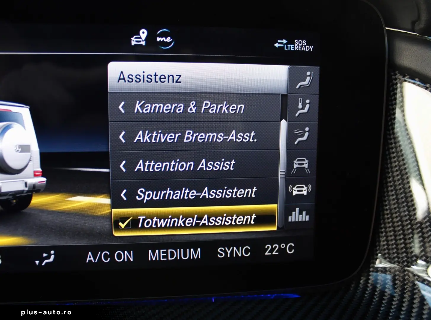 G63 AMG NiGHT VOLL  CARBON LEDER-ROT TV-FOND 22