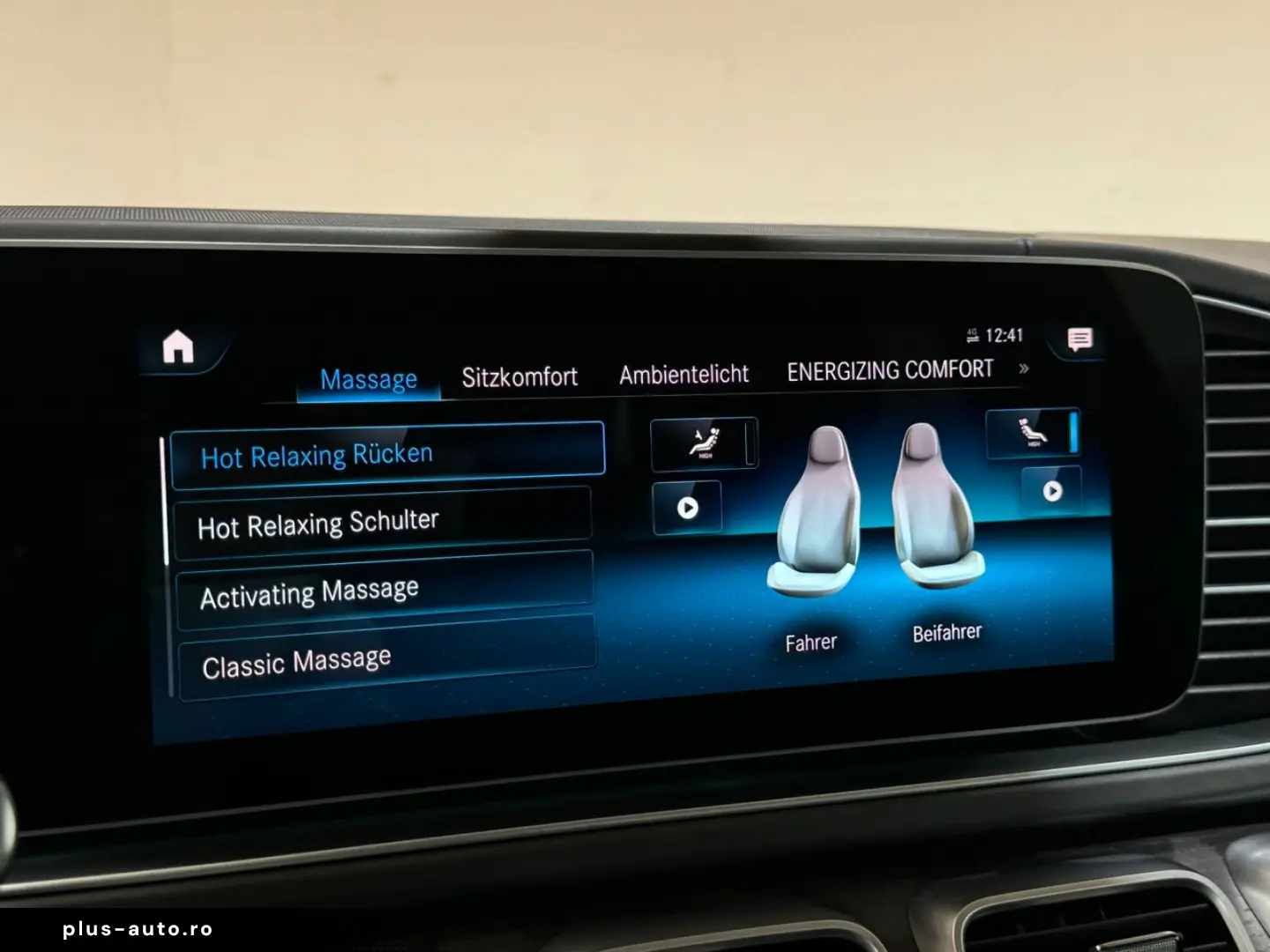 GLE 63 S AMG 4Matic Burmester 4D TV Massage