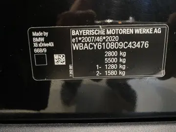 X6 xDrive40i Pano 20´ ACC HUD 360 H&K 1.Hd